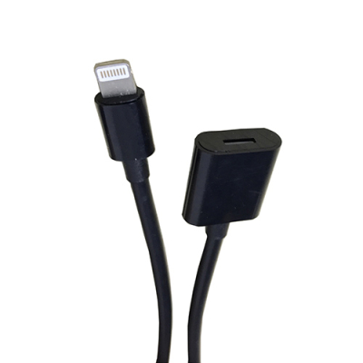 Lightning verlengkabel 30 centimeter male-female