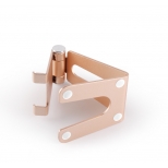 Verstelbare aluminium smartphone standaard zwart